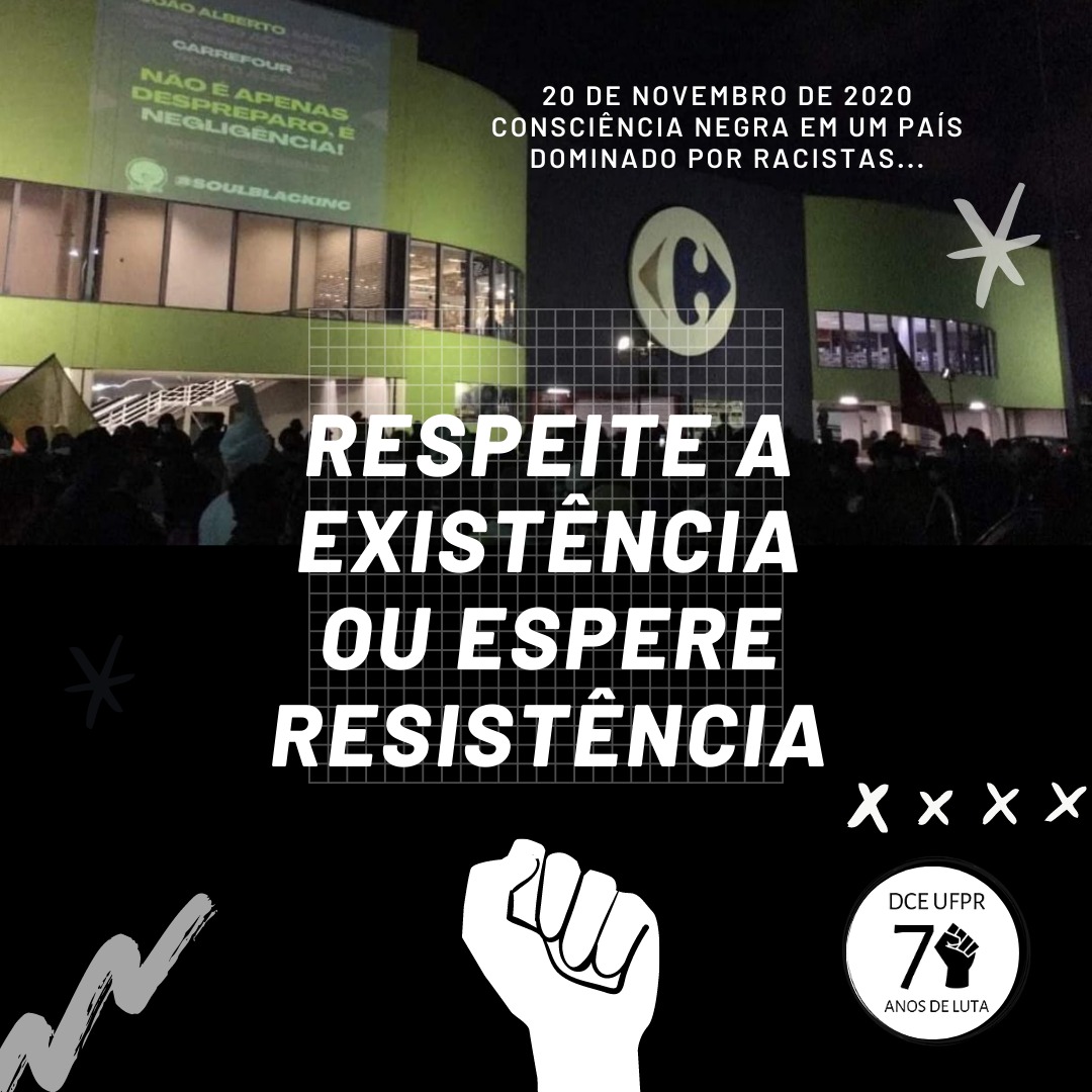 ufprdce's tweet photo. #conciencianegra #carrefourracista #justiçaporjoaoalberto

🏛️ Diretório Central dos Estudantes - DCE
✊🏿 Gestão Unidade Pela UFPR

https://t.co/flvzwqUqgi https://t.co/EwC9H584VG
