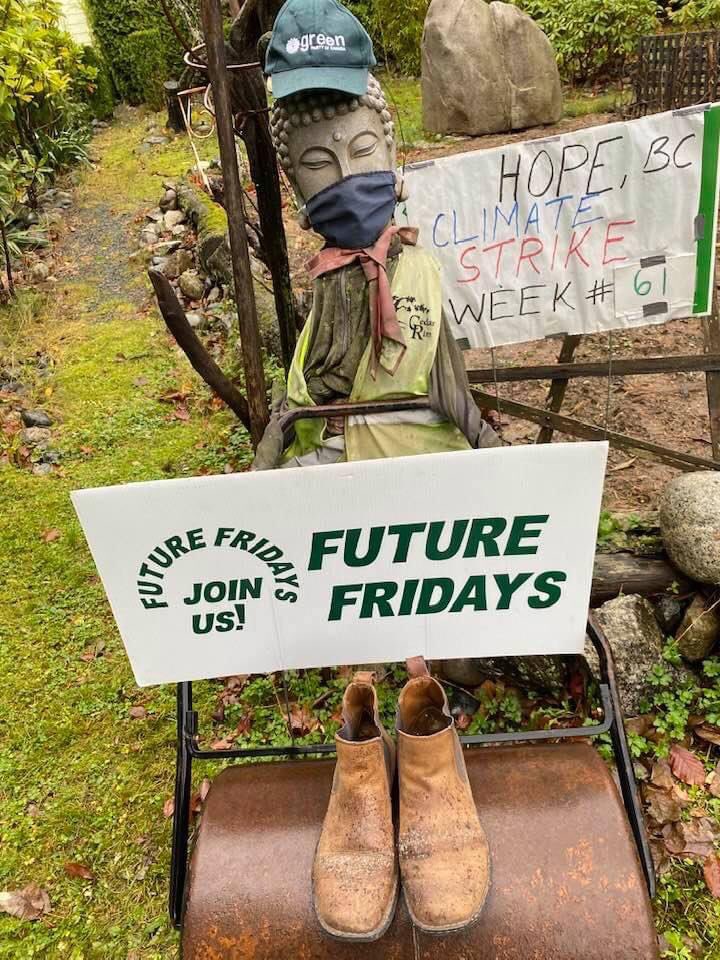 FFFHope's tweet photo. #HopeBC #ClimateShoeStrike week 61!
Be wise, wear a mask.
Be kind &amp; be safe!
#ClimateChangeIsReal https://t.co/YPihyQOBqf