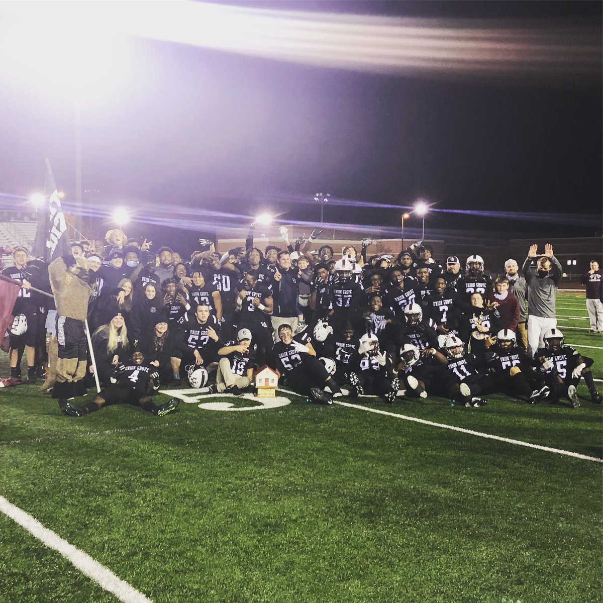 Winners of the @shanesribshack Bar-B-Q Bowl!!!! 🏈🏈🏈. And...we are headed to the <a href="/OfficialGHSA/">GHSA</a> State Playoffs!!!