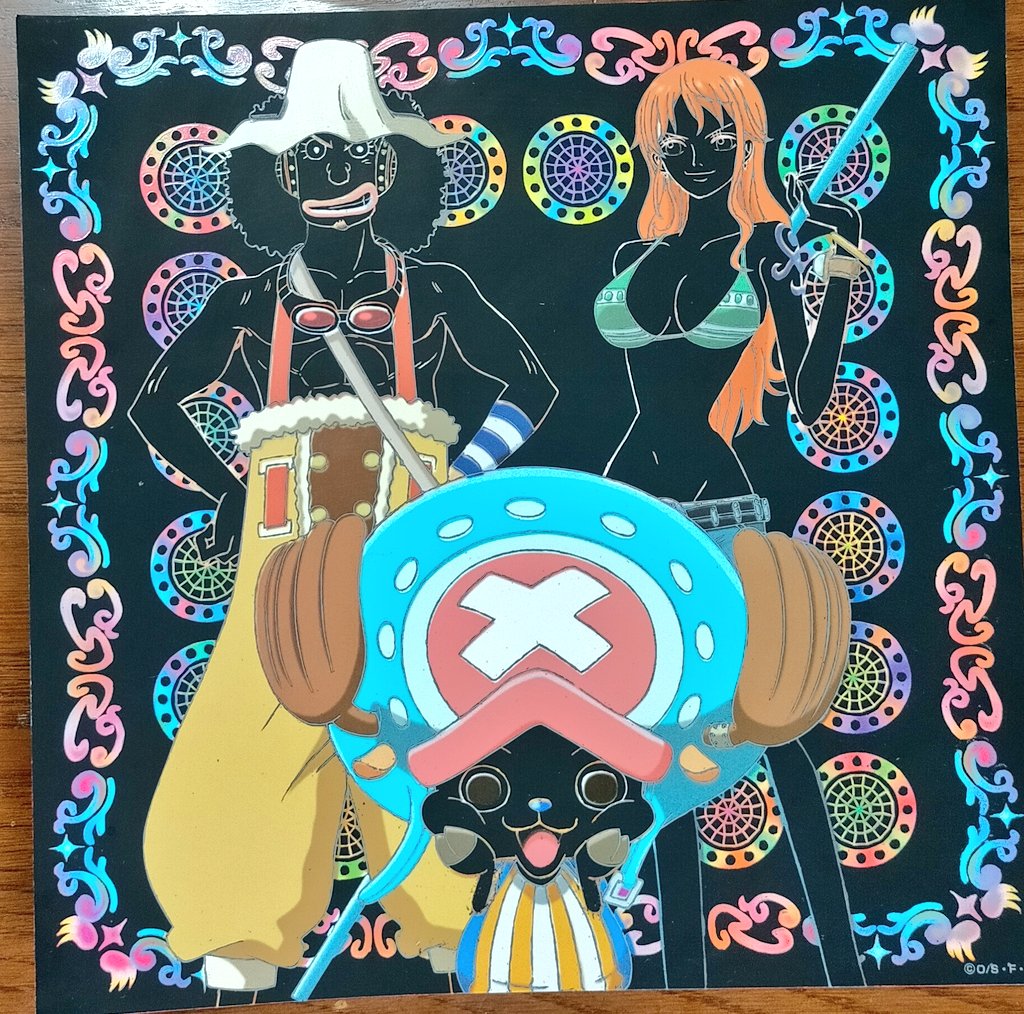 ワンピース スクラッチオリジナル キャンバスアート