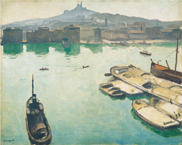 名画 マルグリット 絵 水彩 M Marten 額装アート 公園 風景画 イタリア