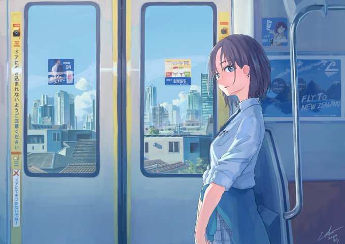 「閉じた口 電車内」のTwitter画像/イラスト(古い順)