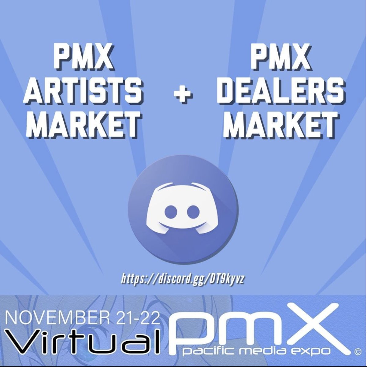 PeachieKei's tweet photo. This weekend I will be participating in the @PacificMediaXpo #PMX2020 ! Everything is virtual on Discord - I hope you'll join me at my first con as an artist! https://t.co/eRjLSmv8fi