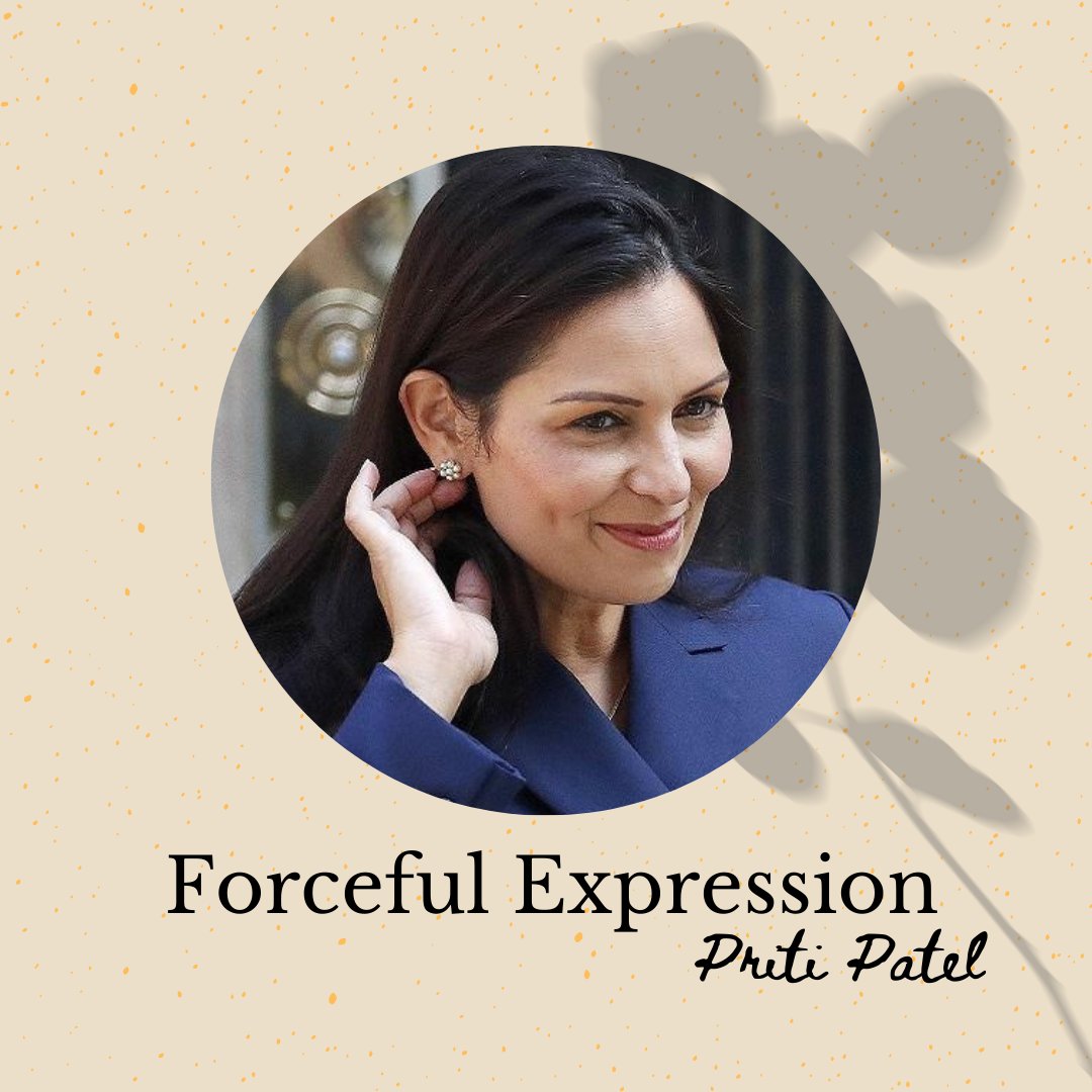 hazri's tweet photo. The light slap on slap that #PritiPatel got for her behaviour at work is horrid. The words "Forceful Expression" by #AlexAllen in his report towards her conduct with her civil servant colleagues, normalises shouting and bullying at work. This has to stop @SpeakUpAtWork https://t.co/cU24m7jCvU