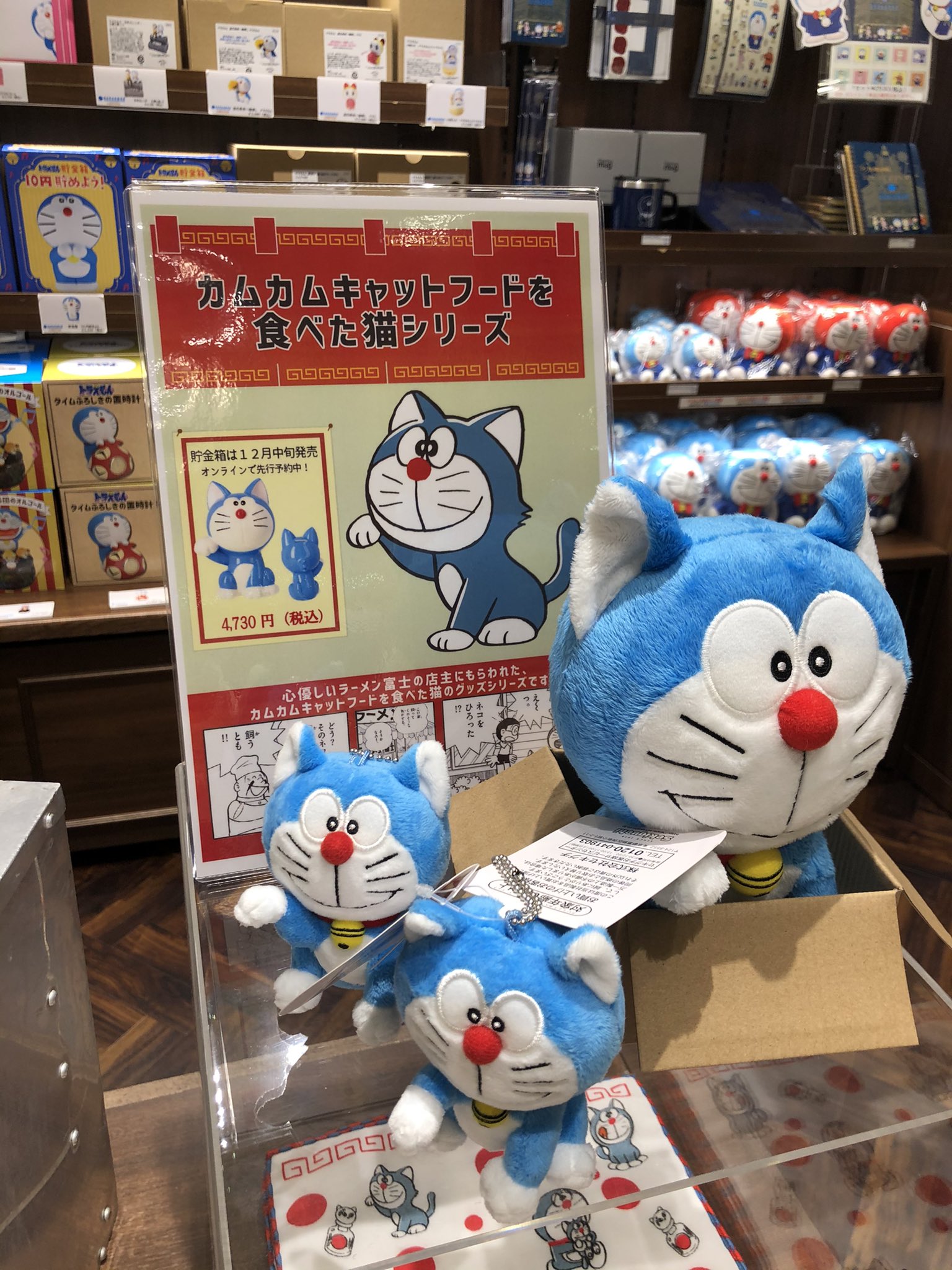 あっきぃ 皆さんありがとうございました カムカムキャットフードを食べた猫に呼ばれて 未来デパート行ったら 全商品売り切れなしでした 無事にどんぶりやレンゲゲットです これでラーメン屋開けます笑 ドラえもん ドラ活成功 未来デパート