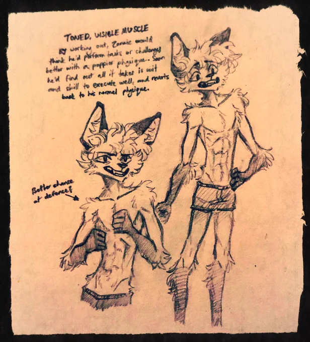 (Redone zennie on the right) Toned appearance 