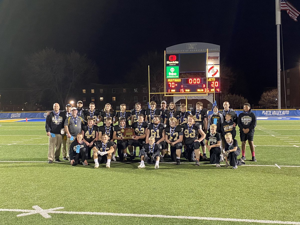 nsaahome's tweet photo. Congratulations McCool Junction High School - the 2020 NSAA Class D6 State Football Champions! #nebpreps https://t.co/C207jJVpyx