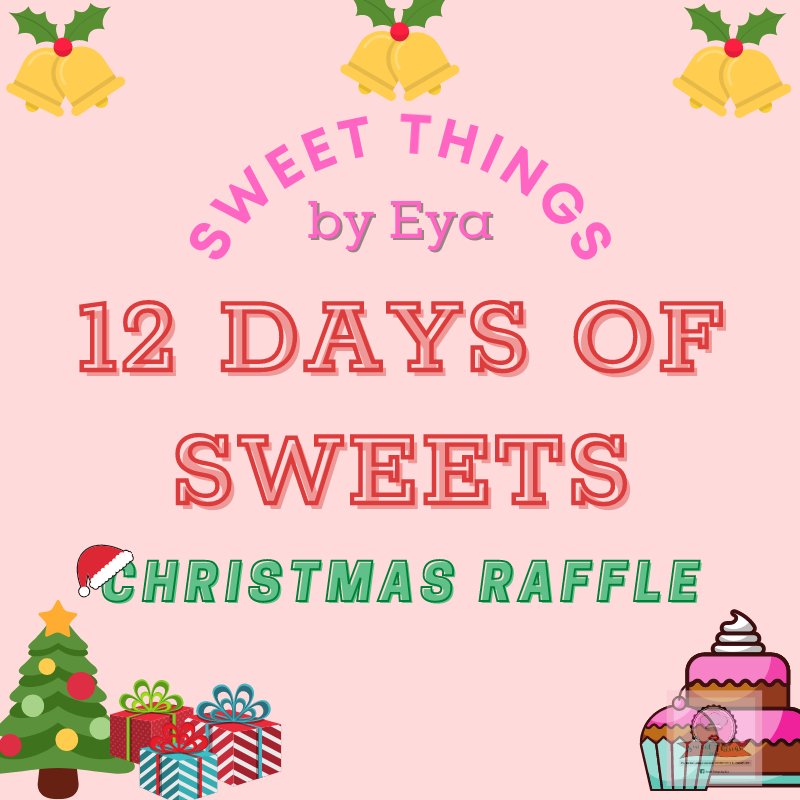 sweetthingsbyEy's tweet photo. Hello sweeties, as Christmas is fast approaching, join us in our raffle games! 

Sweet things by Eya's 12 Days of Sweets Christmas Raffle!💕

Mechanics:
1. Avail any of our sweet treats.
2. For every 200-peso worth of sweets, you get 1 raffle entry. https://t.co/JljTA0T9d8