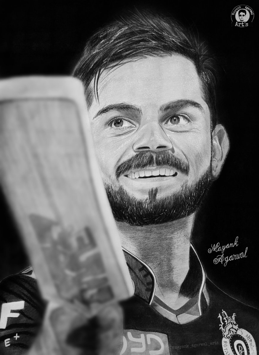 ArtsMayank's tweet photo. Realistic Portrait Sketch 
Of "Virat Kohli" 
@imVkohli 
Watch Full Video on
YouTube Channel 👇
https://t.co/N1URNbGBeo
"Mayank Agarwal Arts"
#realistic #sketch #portrait #drawing #art #Artist #drawingoftheday #Twitter #artistontwittter https://t.co/lW3C38GV7o