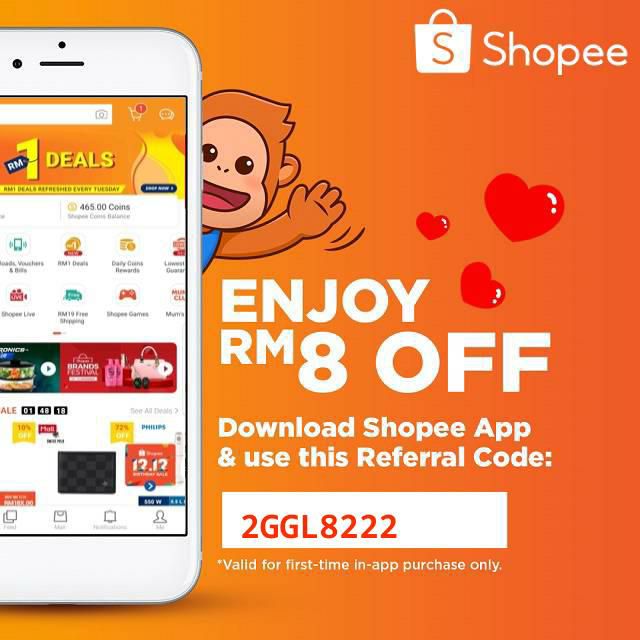 lamia018's tweet photo. Use my referral code 2GGL8222 to get RM8.00 off off your first purchase! Download Shopee now to enjoy free shipping and lowest price guaranteed deals! https://t.co/0dIGbK1Qif https://t.co/xdXLdR4JOM