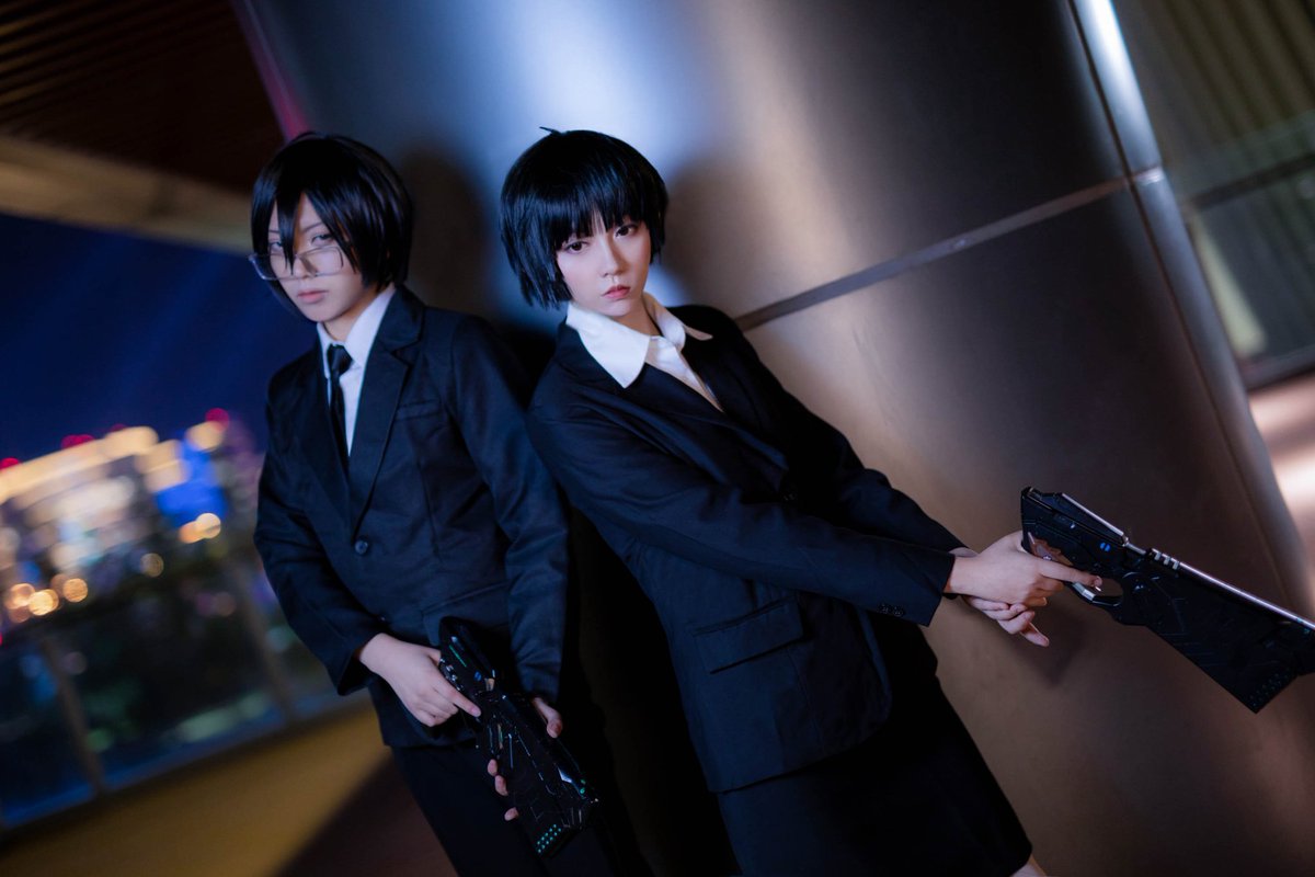 Luzz Owo コスプレ 宜朱 サイコパス Psycho Pass ぎのざのぶちか Ginoza Nobuchika 柒 伯 宜野座 伸元 ぎのざ のぶちか Luzz 常守 朱 つねもり あかね 弥溯 Hbd Ginoza Nobuchika Old Photos Shot In 18 宜野座伸元生誕祭