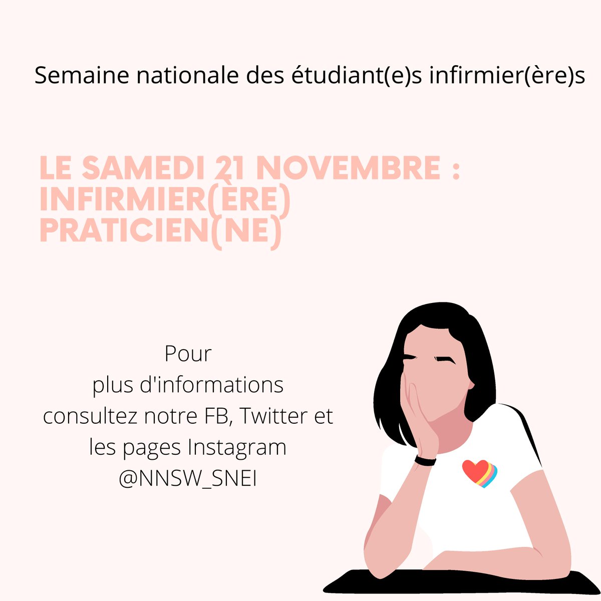 NNSW_SNEI's tweet photo. Happy Nurse Practitioner Day // Joyeux jour des infirmier(ere) praticien(ne) ! Thank you for joining us this week, merci beaucoup pour nous joindrez cette semain 🙌 #NNSW #SNEI @CNSA_AEIC #NP https://t.co/ZswgeSE7Pt