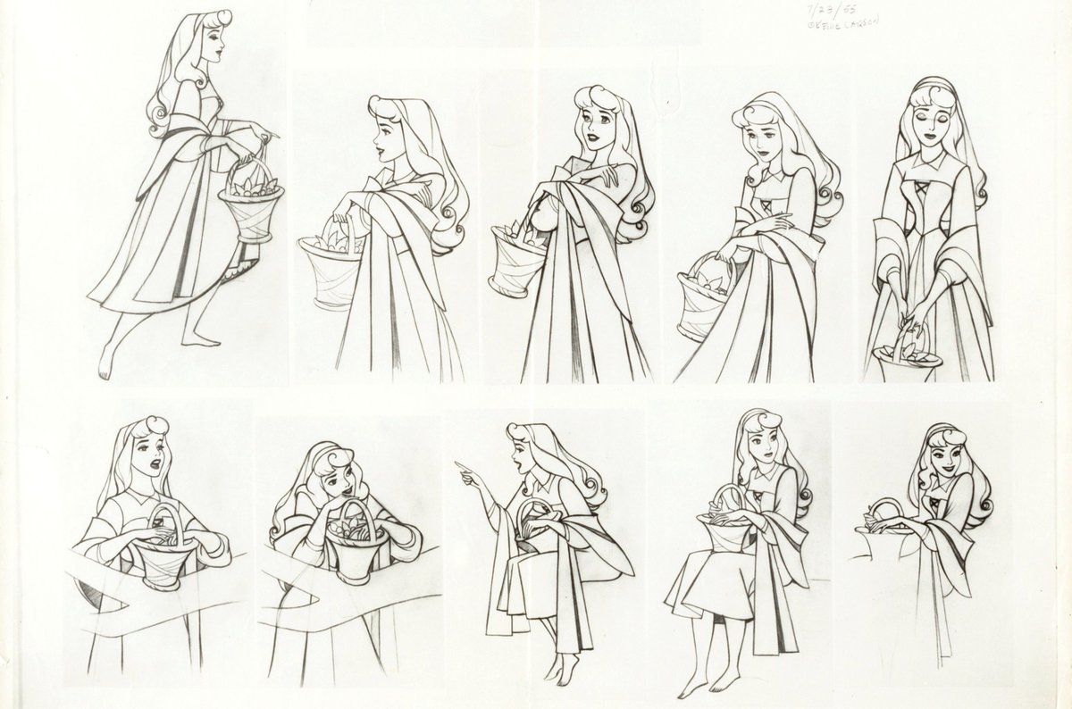 Animation Obsessive (@ani_obsessive) on Twitter photo 21/11/2020 18:01:00 Detailed model sheets for Aurora from Sleeping Beauty (1959), dir. Clyde Geronimi, Walt Disney Productions Detailed model sheets for Aurora from Sleeping Beauty (1959), dir. Clyde Geronimi, Walt Disney Productions