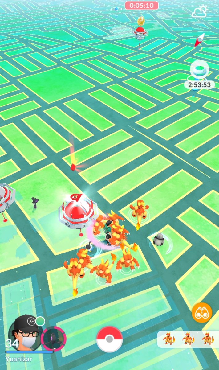Naizarusama's tweet photo. Magmar Community Day
Magmortar special move, Thunderbolt
#PokemonGo
#PokemonGoId
#Magmar https://t.co/CPedZJpBiW