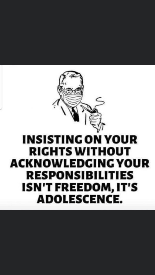 JayneOnEarth's tweet image. This comes to mind regarding “people practicing their rights to freedom.”