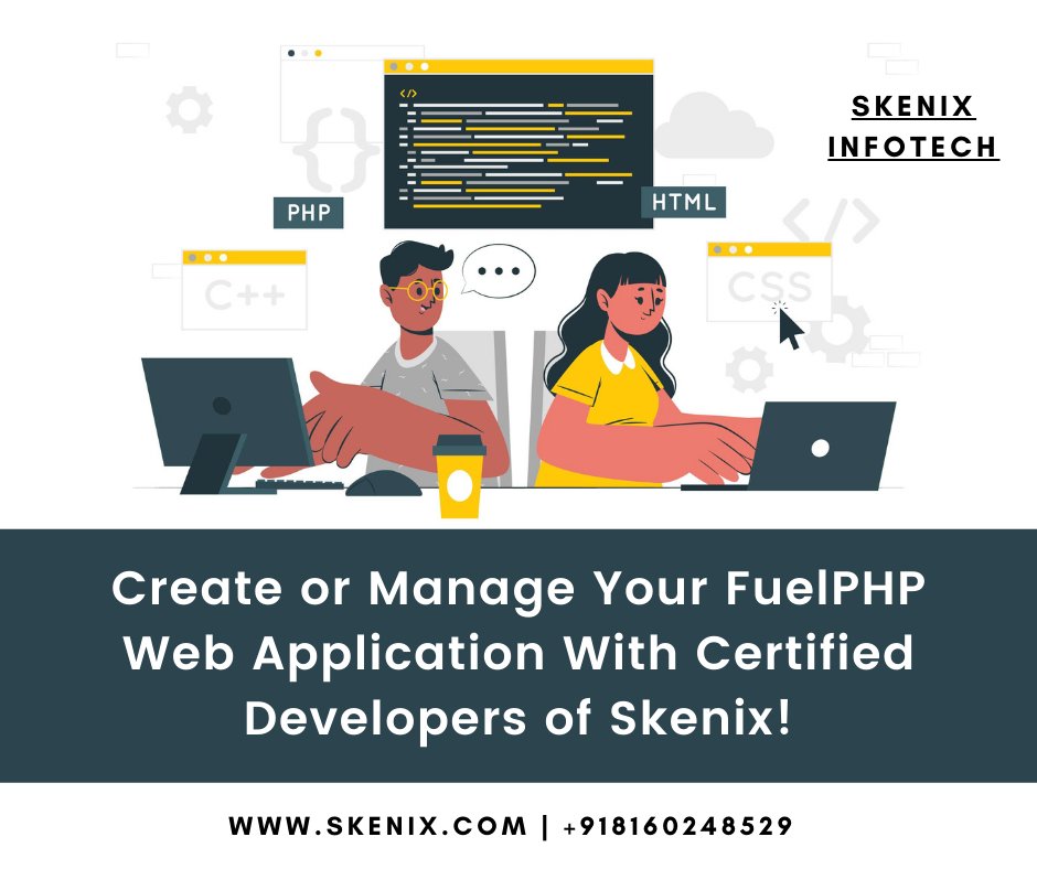 SkenixInfotech's tweet image. FuelPHP is an open-source web application framework. It is written in PHP and implements the Hierarchical Model View Controller pattern. #FuelPHP offers a lot of features to create a full-fledged #webapplication. It provides flexible components, simple configuration, etc.