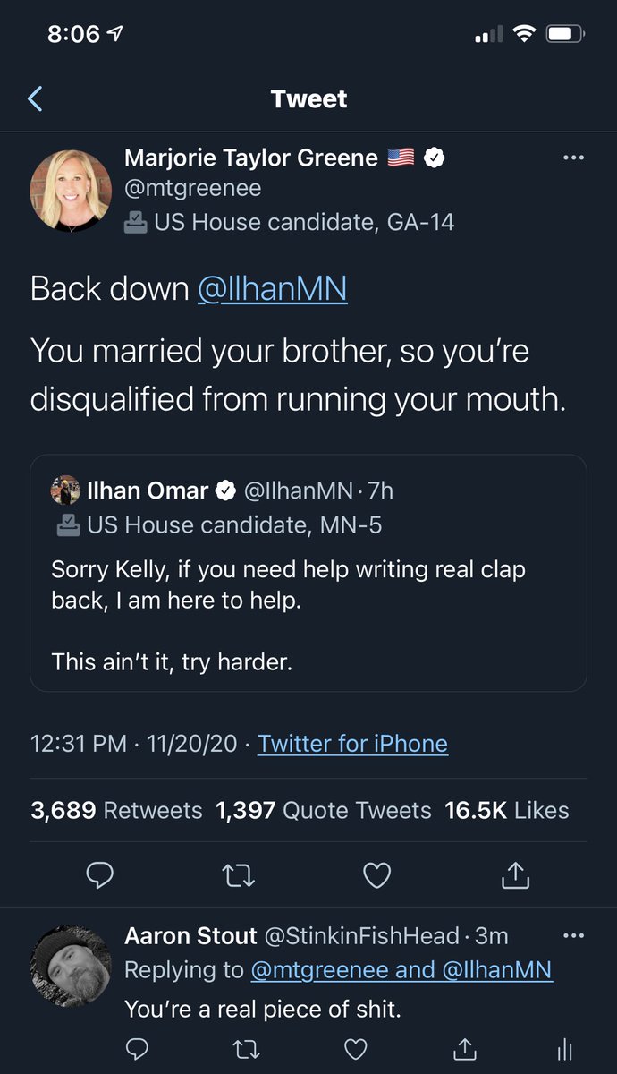 StinkinFishHead's tweet photo. @mtgreenee @IlhanMN Took a picture, for posterity. https://t.co/GTOLbXUQ4D