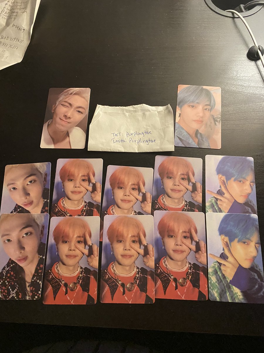 purplingtae's tweet photo. WTT

Have: Top rm and v MOTP:PERSONA- VER 2
The two bottoms rows is MOTS: PERSONA: VER 4 

Want: anything in wish list!

Loc: Philadelphia,pa! 

Ww? preferred USA , Canada! 
@BTStradePC @pctradeusa @btstradebot @tradkpop @tradesinkpop @BTStrading_USA @nabongtrade @BTS__TRADING https://t.co/oFC7LVp4U5