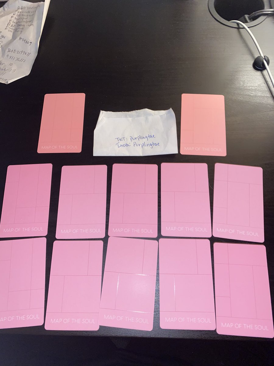 purplingtae's tweet photo. WTT

Have: Top rm and v MOTP:PERSONA- VER 2
The two bottoms rows is MOTS: PERSONA: VER 4 

Want: anything in wish list!

Loc: Philadelphia,pa! 

Ww? preferred USA , Canada! 
@BTStradePC @pctradeusa @btstradebot @tradkpop @tradesinkpop @BTStrading_USA @nabongtrade @BTS__TRADING https://t.co/oFC7LVp4U5