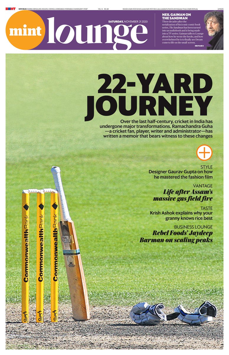 shalinimb's tweet photo. Issue out today. Stories on @neilhimself, @Ram_Guha, the environmental impact of the #baghjan fire, @RebelFoods1 and Jaydeep Barman, @GG_Studio, columns by @krishashok and @sandipr and more @Mint_Lounge 
@livemint https://t.co/XhnLKuL8ze
