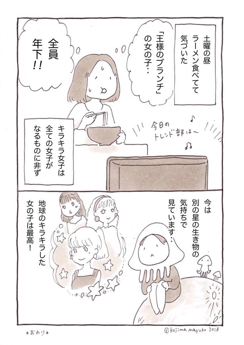 【過去作プレイバック】「いつかはキラキラ女子に」
ある土曜日のお昼に気づいたこと。数年前の作品ですが今でもnoteでたまにいいねをもらえます。。 