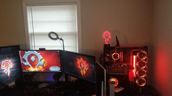 rgbsync's tweet photo. This Horde-themed setup belongs to Discord user Hamlet. Congrats for winning this week's Setup Showcase!

Want to enter? Join our Discord here and post a picture of your PC!
https://t.co/10b6PgN0ab

#RGB #pcmasterrace #pcgaming #gaming https://t.co/S0ZQCHLrOz