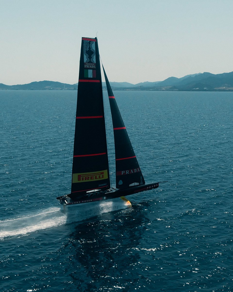 lunarossa's tweet photo. Preparing a boat for the America’s Cup means planning for everything. Because even the smallest detail can change the outcome of a regatta. But it is always the last meters that decide the winner. As Romano Battisti teaches us.
#ChallengerForNow #ChapterSeven
@Prada @Pirelli https://t.co/FQL9DYpm1w