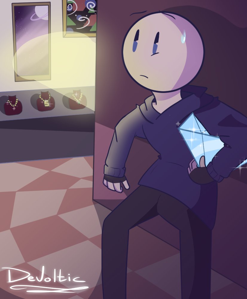 queendevoltic's tweet photo. Can't a man steal a $112 million dollar diamond in peace?
.
.
Henry Stickmin belongs to @PuffballsUnited 
.
.
~ Tags ~
#art #digital #drawing #digitalart #digitaldrawing #henry #stickmin #HenryStickmin  #HenryStickminFanArt #stealingthediamond #henrystickmincollection #remastered https://t.co/7mroCRzSJG