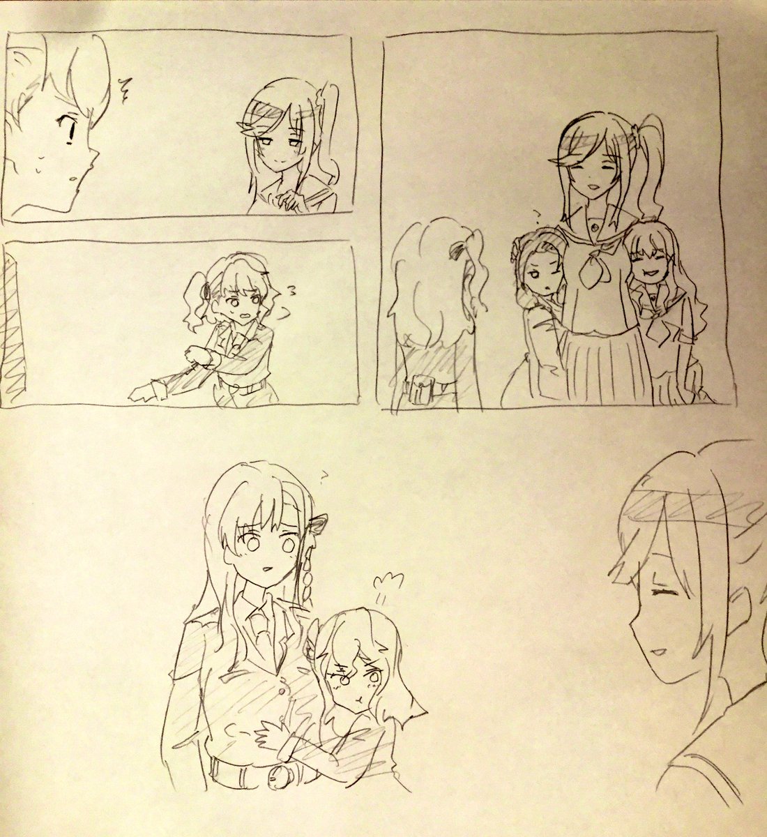 テア クロイツェルと伊勢桜良 はいふり 小書会の漫画 テア クロイツェルと伊勢桜良 はいふり 小書会の漫画
