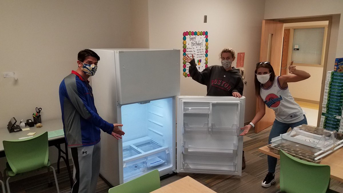 So glad to be an involved parent this week! The PTSA partnered with Nay Orthodontics for 3 refrigerators, and families donated drinks/snacks!  Just in time for the luncheon we hosted Wednesday. The <a href="/AlstonRidgeMS/">Alston Ridge Middle School</a> teachers/staff definately deserved it. Thanks parent volunteers!