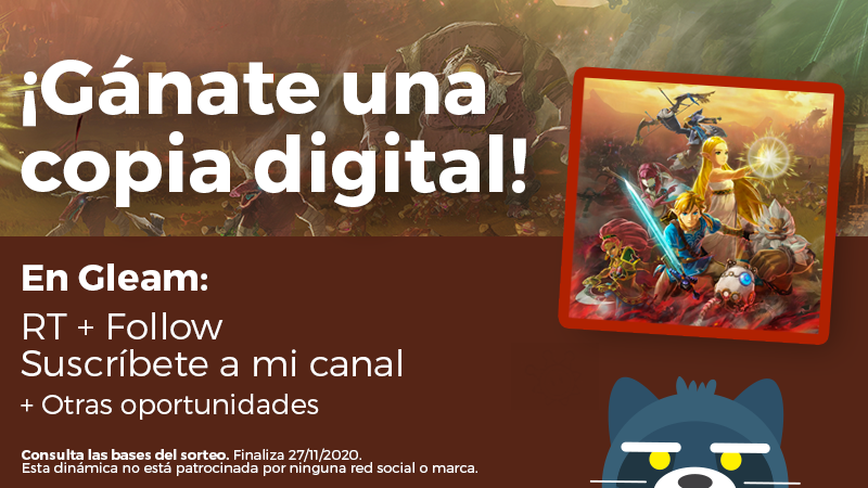 MapacheRants's tweet photo. 🚨 ¡SORTEO INTERNACIONAL! 🚨

Participa para ganarte una copia digital de Hyrule Warriors Age of Calamity ⚔️

¿Cómo?

RT + Follow
Suscríbete a mi canal

Sigue los pasos aquí: https://t.co/g8YNe52KGo

Suerte a todos 😁
BASES: https://t.co/BQZrM8Qb96 https://t.co/UXakeaZngh