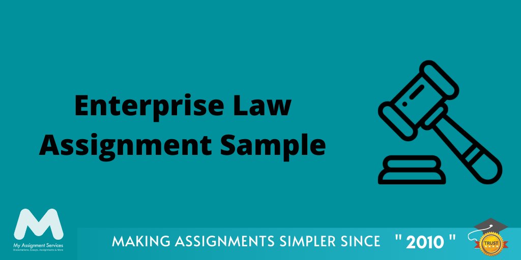 MyAssignment89's tweet image. Enterprise Law Assignment Sample now available on My Assignment Services 
buff.ly/3nI57UG
#enterpriselawassignment #assignmentsample#lastminutesubmission #pendingassignments #lastminuteassignmenthelp #urgentassignmenthelp #MyAssignmentServices #AssignmentWritingServices