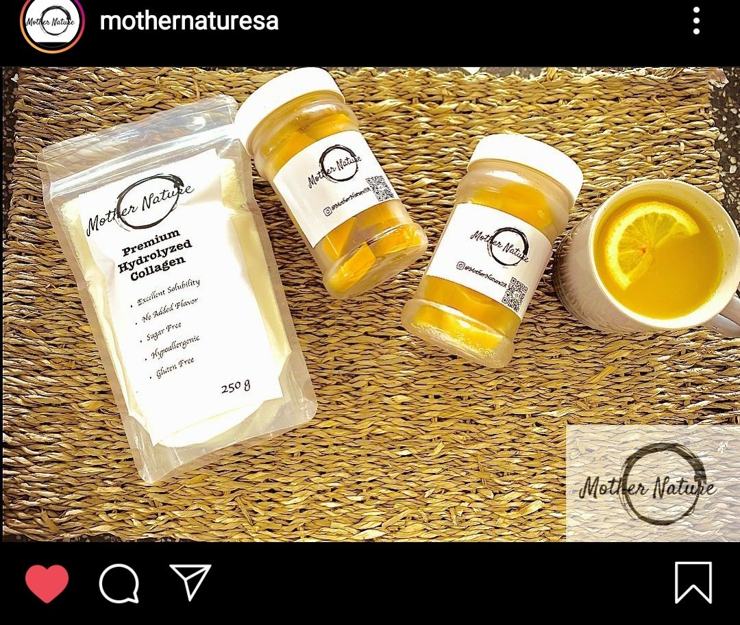  @Nabz3 and her range of CBD products, including edibles, gummies, collagen. Check out her insta:  https://instagram.com/mothernaturesa?igshid=1kovs3njidshv