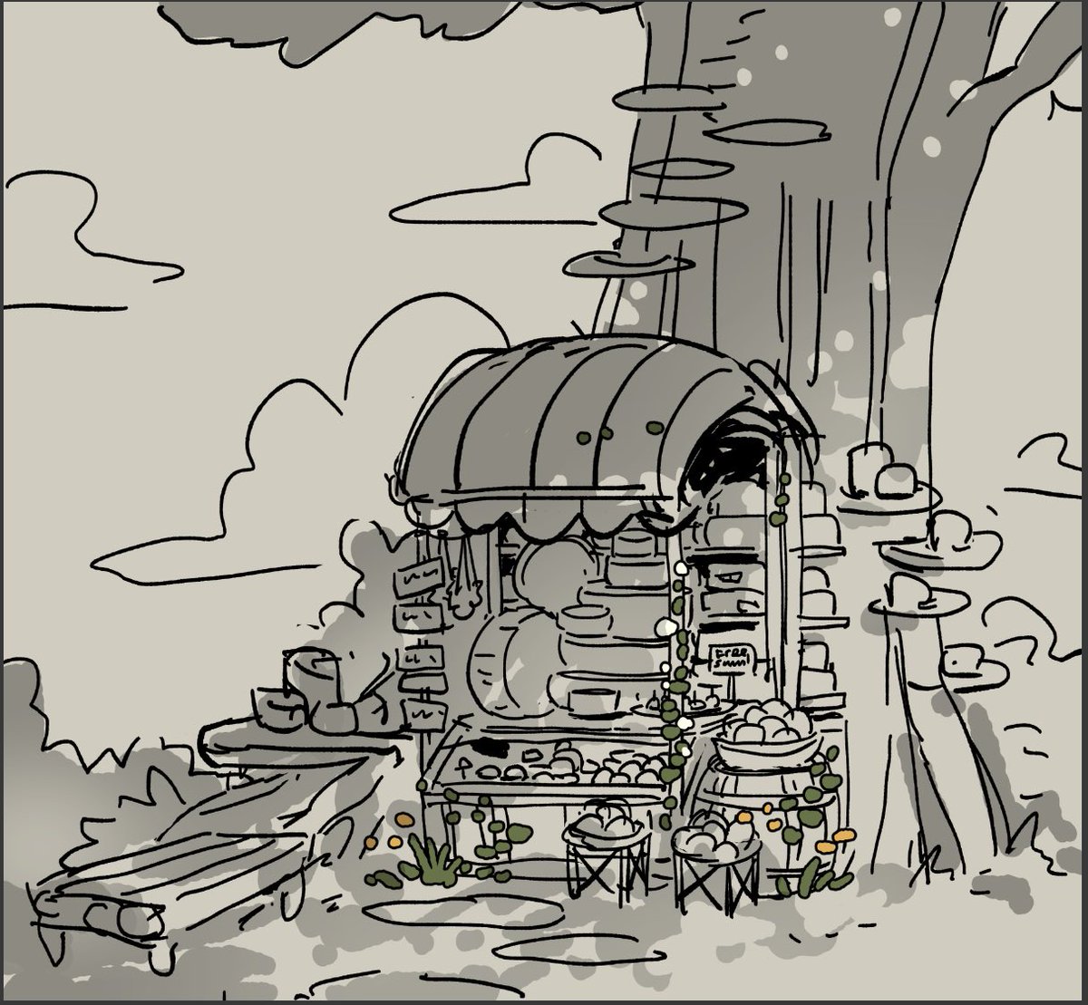 Streams bg, ends up drawing another bg
Because cheese 