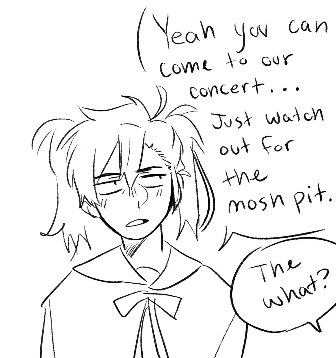 [ bandori ocs ] ready for the mosh pit shaka brah 