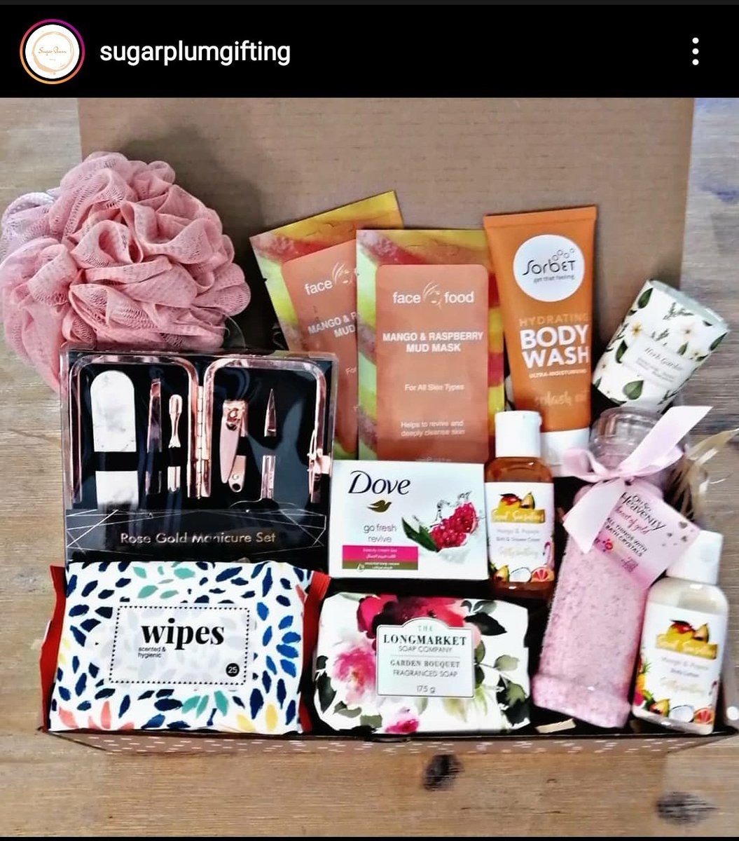 Personalized gift boxes made by a very good friend of mine, she's not on Twitter but I'm attaching the link to her IG. You'll also notice that I've shared a few of her boxes on my  @GBl3ssings page   https://instagram.com/sugarplumgifting?igshid=wy5fypkvvto2