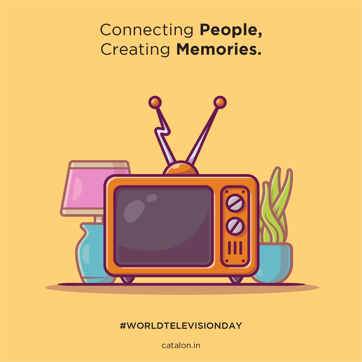 CatalonL's tweet photo. It generally said that Television is the ultimate source of creating a difference in our lives be it positive or negative.
This #WorldTelevisionDay, let's celebrate the nostalgia by rewatching our favourite serials or cartoons which we miss a little too much. https://t.co/SaFxCPIiFW