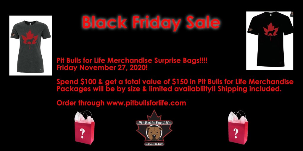 ✨Check out this awesome Black Friday deal ✨
Interested in getting your hands on some PBFL merchandise? Here’s your chance! Limited selection based on size so get your orders in early! Sale is November 27th! 
Shop pitbullsforlife.com
#pbflmerch #blackfridaysale #blackfriday