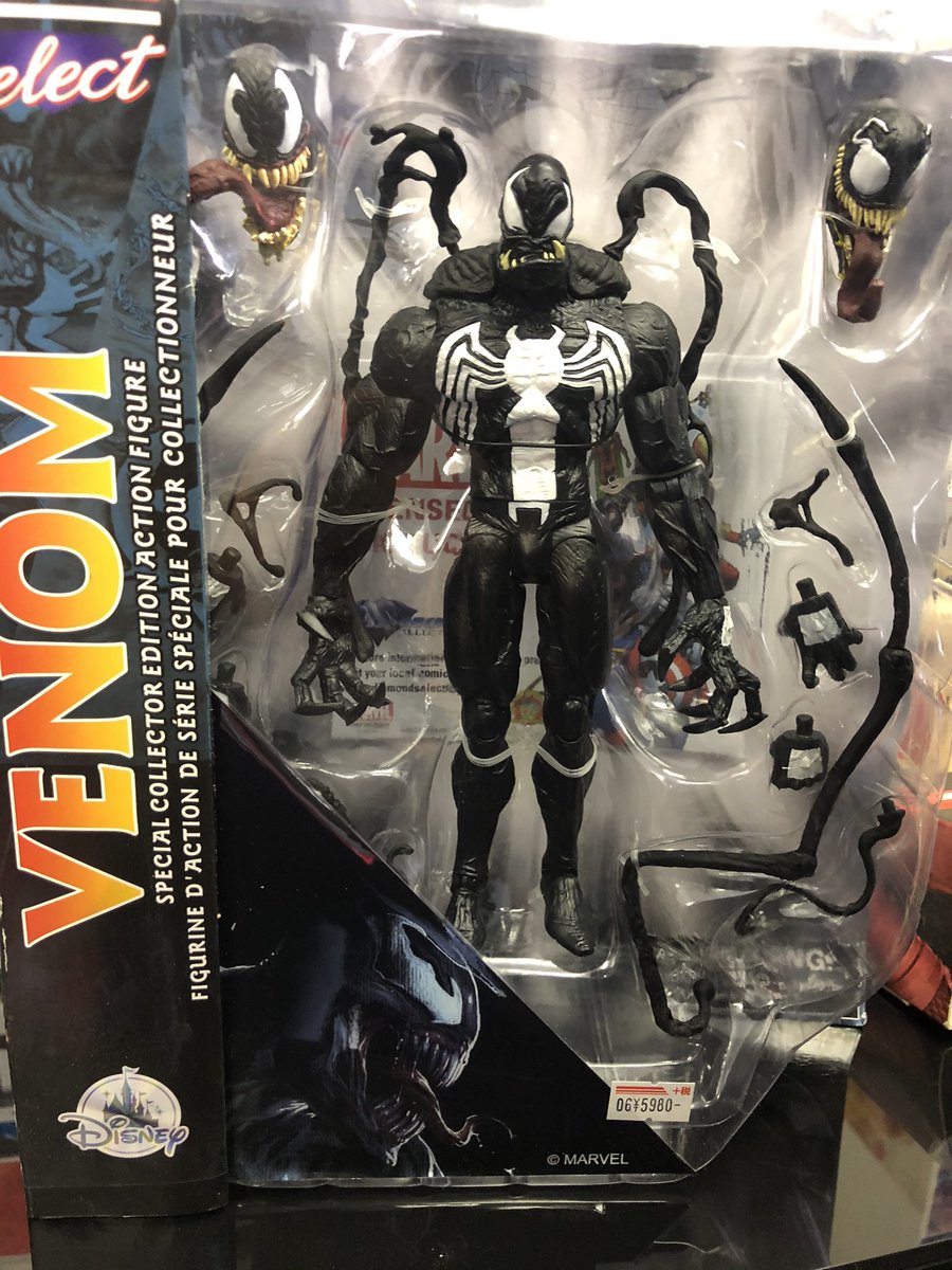 トイ コミックのガリンペイロinakihabara ディズニーストア限定 マーベルセレクト ヴェノム 入荷 口を閉じた表情がなかなかレア 他の表情もいい顔してます 販売価格 5980 税 通販サイトでもお取り扱い中 T Co Bx669wkrht