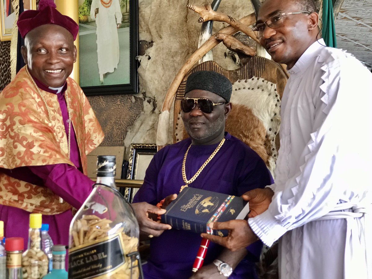 KingAteke's tweet photo. Yesterday I partner with CAN Rivers State Chapter to increase my commitment and support to the body of Christ and the Christian Community across denominations and doctrines.  I was also gifted a special Bible by the Chairman after our intense prayers. https://t.co/QkJB5vacvk