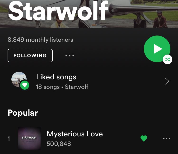 MaxSauer's tweet photo. Hey, thanks for playing our song half a million times! https://t.co/TMX4ghb4pY
