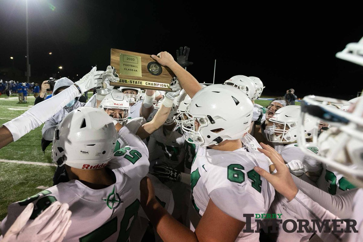 Derby_Sports's tweet photo. .@DHS_Panthers, @DHSFootballClub claims its sixth-straight trip to the state championship game. 

➡️  https://t.co/mOVIvZBQ4C https://t.co/AXNJZCH3fR