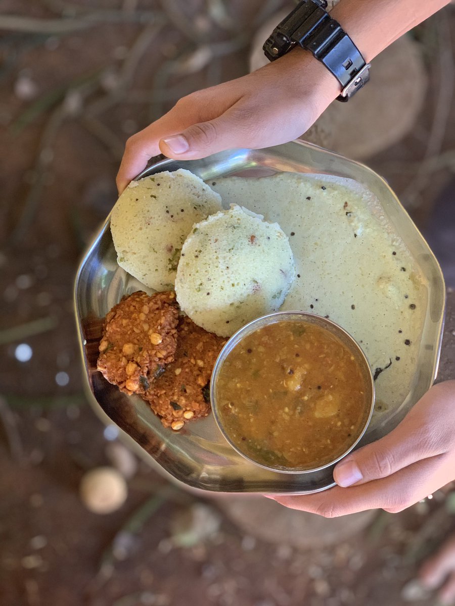 Today’s breakfast. All homemade. I truly cook/bake when stressed. Rawa Idli. Masala Vada. Coconut Chutney. Sambhar. What did you have this Saturday morning?