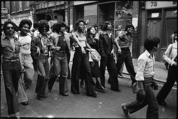 Enjoying listening to the great East London street photographer Paul Trevor on  @RobertElms. These are some of my favourites by him, from the late 1970s.