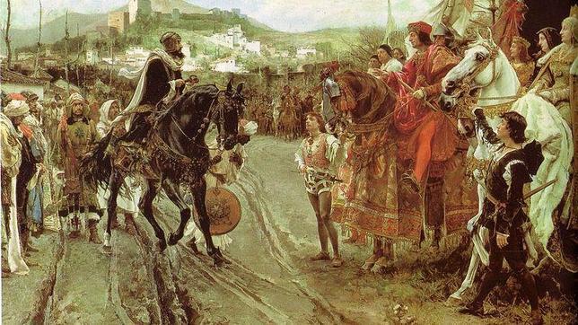 RafaelGarach's tweet photo. En enero de 1492, Boabdil entrega su reino y la Alhambra a los Reyes Católicos, esto terminaría con 800 años de dominio árabe en la Península Ibérica. #mipaisaje #DCSUVa https://t.co/vxOWZMonXJ