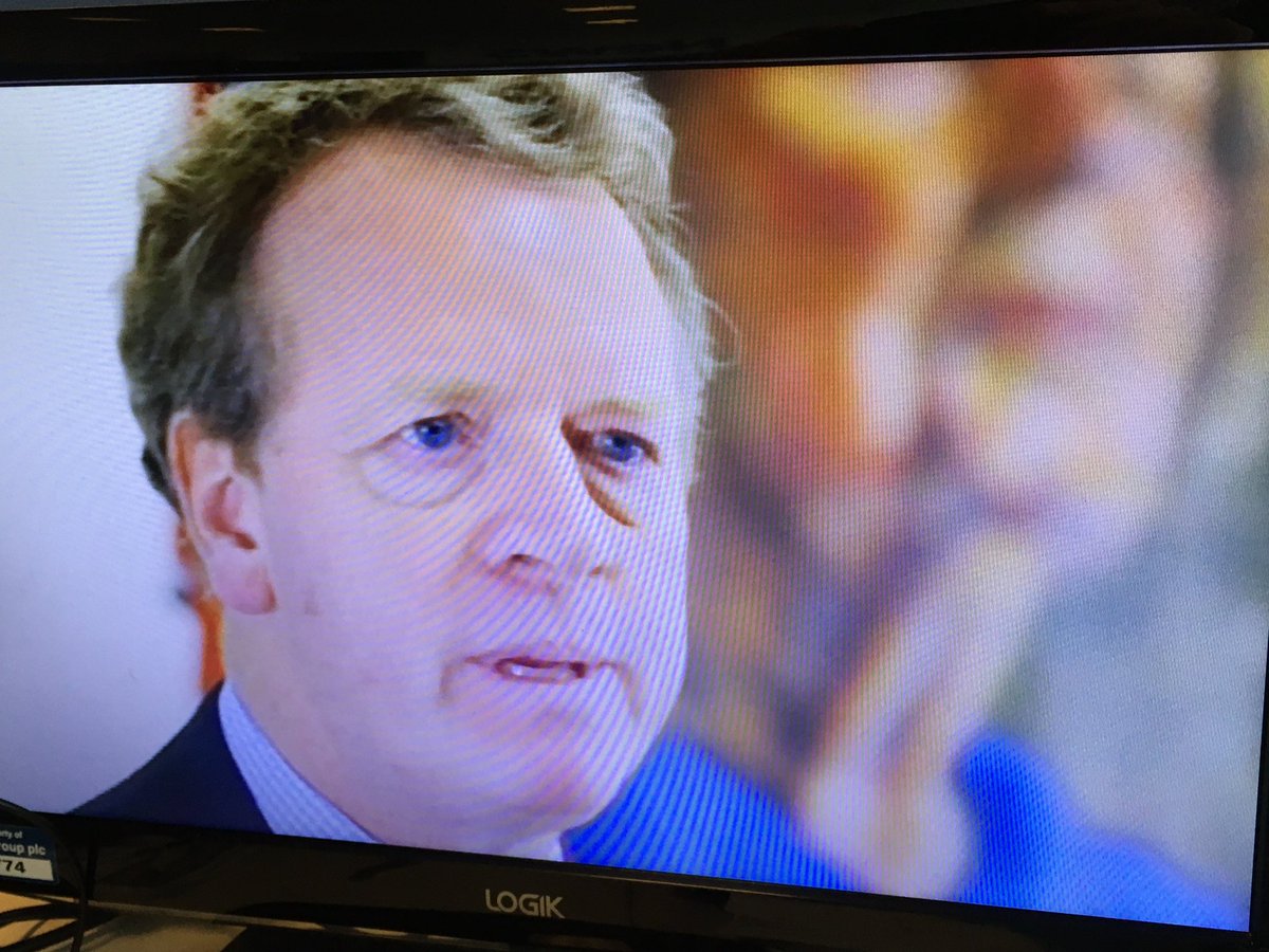 STVColin's tweet image. Scottish Secretary Alister Jack’s Scottish Conservative conference speech in front of a portrait of Margaret Thatcher.