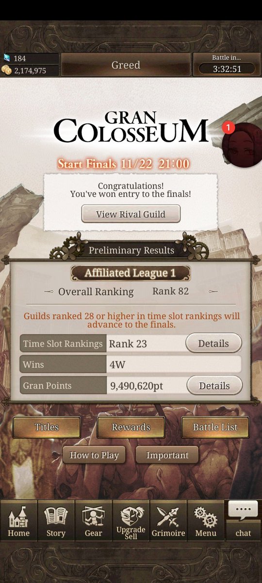 nyanxpyang's tweet photo. We got into top 100 !!!

#SINoALICE #SINoALICEGlobal https://t.co/suJA1kJ84K