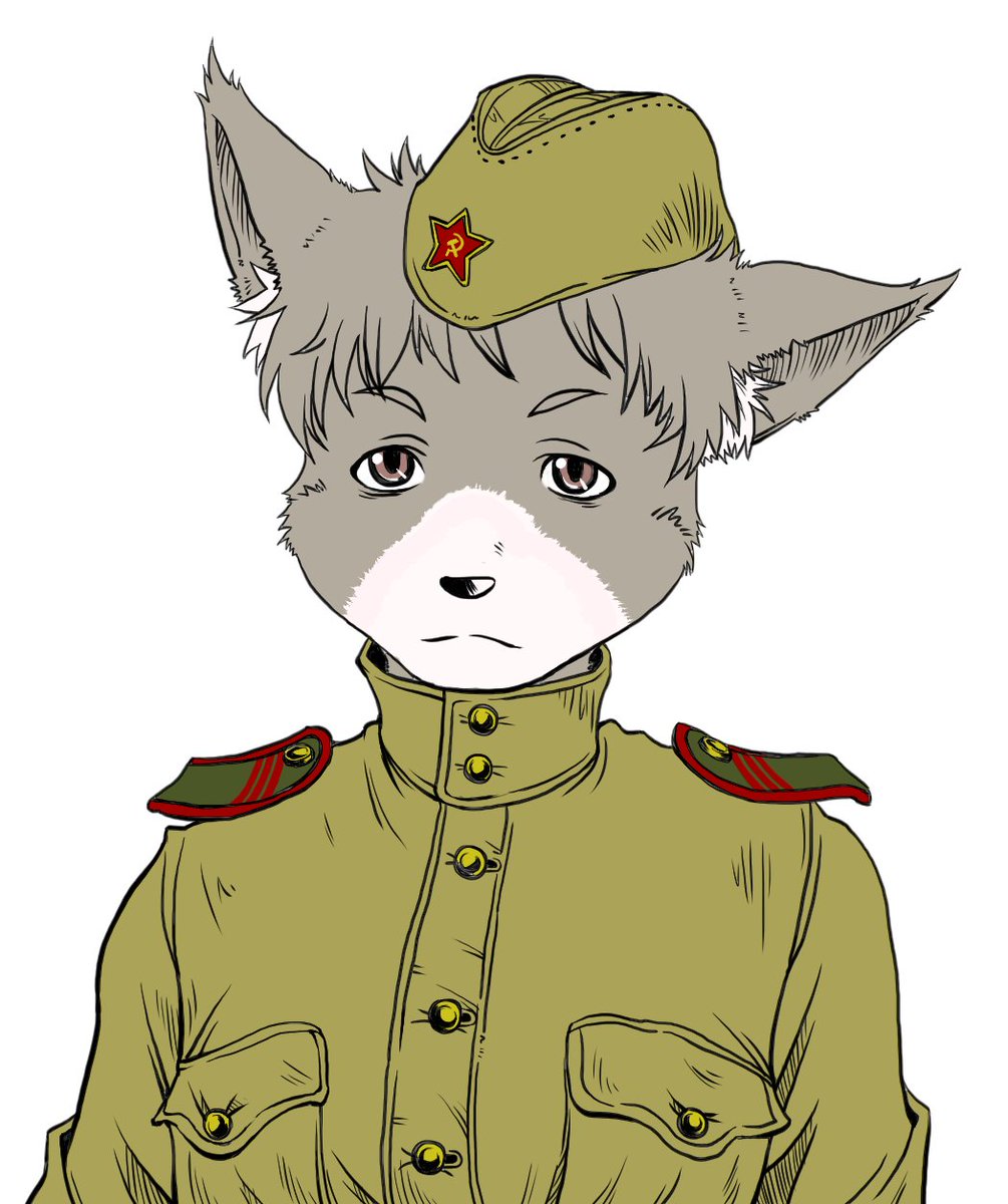 けもけもソ連軍シリーズ らた のイラスト
