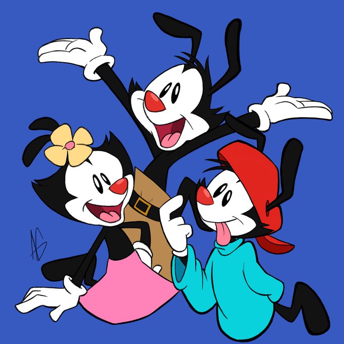 They’re zany to the max!#Animaniacs. 