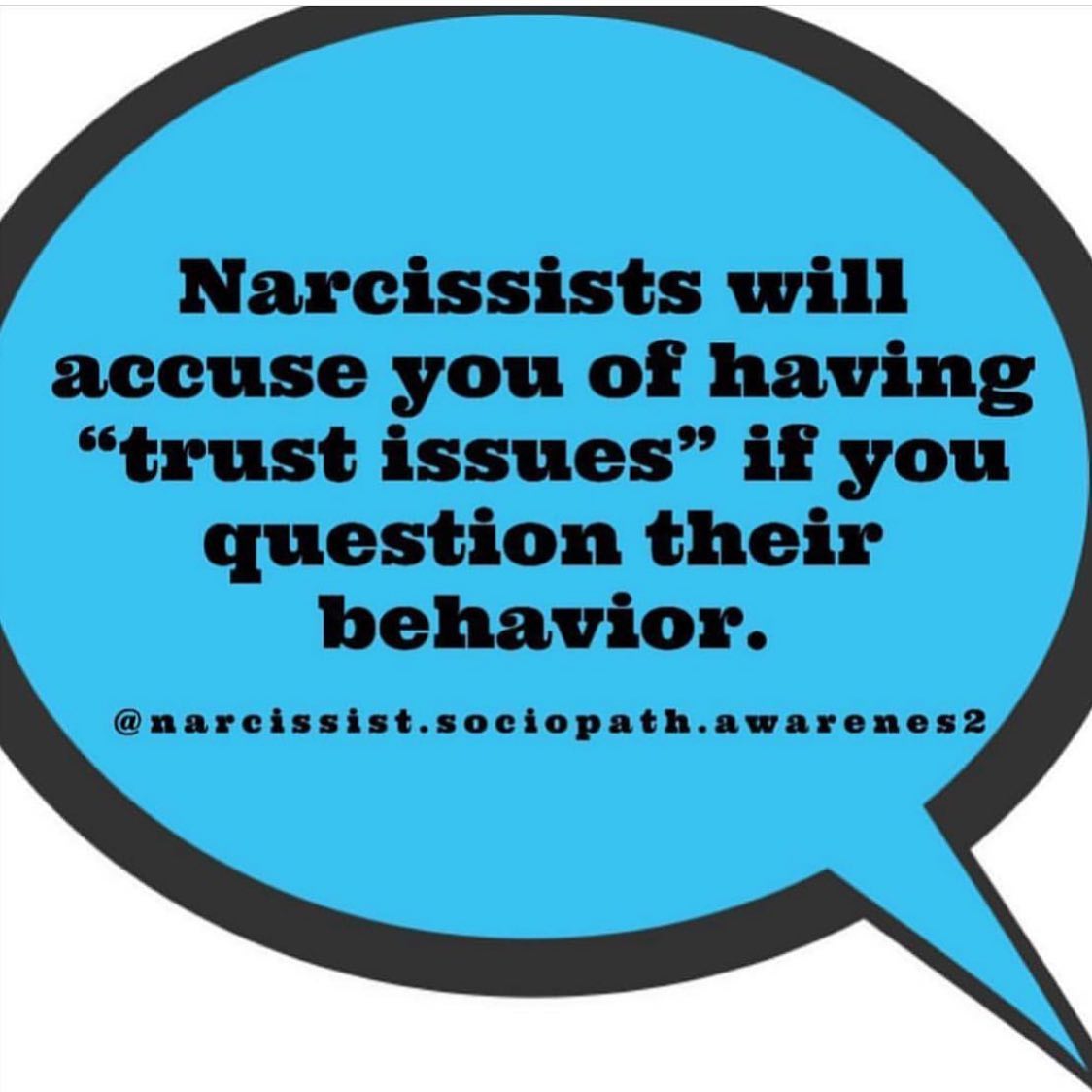 MThriving's tweet photo. A #narcissist won't answer questions head on; instead she or he will likely divert, deflect, ACCUSE. When others do this, pay attention. 🚩🚩

Even in the face of proof many will deny. If they DO admit, they'll give you 100 reasons why YOU caused them to do said behavior. BLAME. https://t.co/WG9nLuAGfd